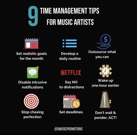 Artist Management Music, Building A Personal Brand, Manage Your Time, Growth Tips, Music Promotion, Artist Management, Music Business, Music Artist, Time Management Tips