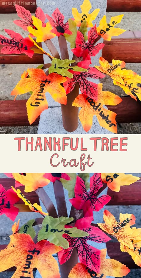 Thankful tree craft for kids. Thanksgiving tree. Thankful Tree Centerpiece, Thankful Crafts For Adults, Kids Centerpieces, Thankful Tree Craft, Thankful Crafts, Relief Society Crafts, November Ideas, Thanksgiving Tree, Thankful Tree