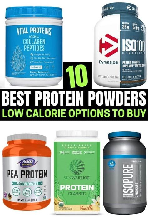 Best Whey Protein Powder, Post Workout Supplements, Low Calorie Protein, Best Whey Protein, Plant Protein Powder, Post Workout Nutrition, Collagen Protein Powder, Pea Protein Powder, Plant Based Protein Powder