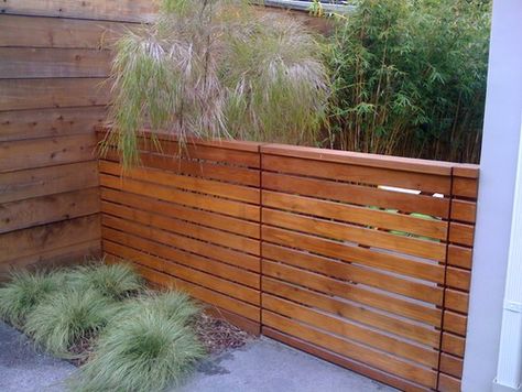 Get the privacy, security and animal safeguards you need with this guide to fencing options Fence Vertical, Yard Privacy, Wood Fence Design, Modern Fence Design, Patio Pergola, Horizontal Fence, Front Yard Fence, Modern Landscape Design, Walled Garden