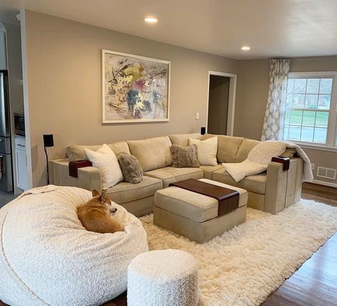 Bean Bag Living Room Ideas Decor, Living Room With Bean Bags Ideas, Lovesac Living Room, Lovesac Sactional Living Rooms, Lovesac Couch, Lovesac Sactional, Love Sac, Mcu Dr, Basement Furniture