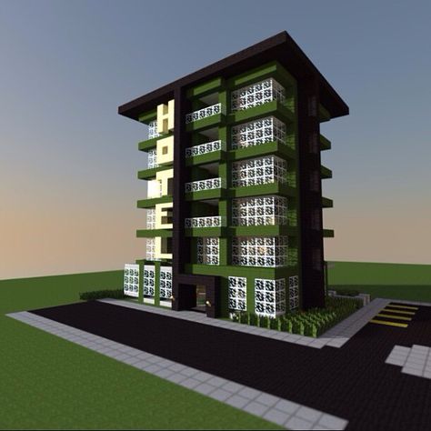 Modern City Building, Minecraft Hotel, Villa Minecraft, Minecraft Modern City, Modern Minecraft, Construction Minecraft, Modern Minecraft Houses, Minecraft Building Ideas, Minecraft City Buildings