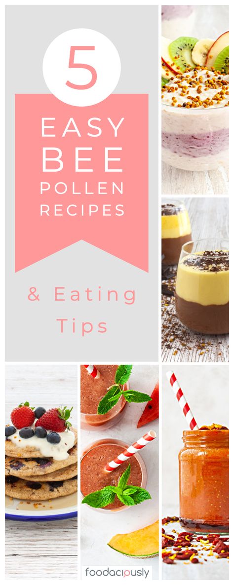 Recipes With Bee Pollen, Bee Pollen Recipes, Pollen Patties For Bees, Uses For Bee Pollen, Bee Pollen Benefits, Pollen Recipes, Bee Pollen How To Eat, How To Use Bee Pollen, Benefits Of Bee Pollen For Women