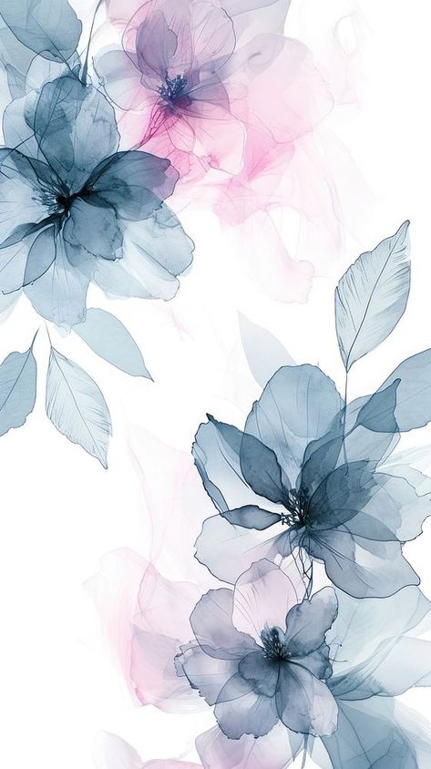 Tropical flowers backgrounds pattern petal. | premium image by rawpixel.com Watercolor Flowers Pattern Backgrounds, Floral Background Wallpapers, Transparent Wallpaper, Leaves Wallpaper Iphone, Marble Effect Wallpaper, Floral Design Pattern, Flower Transparent, Watercolor Flowers Pattern, Flower Print Pattern