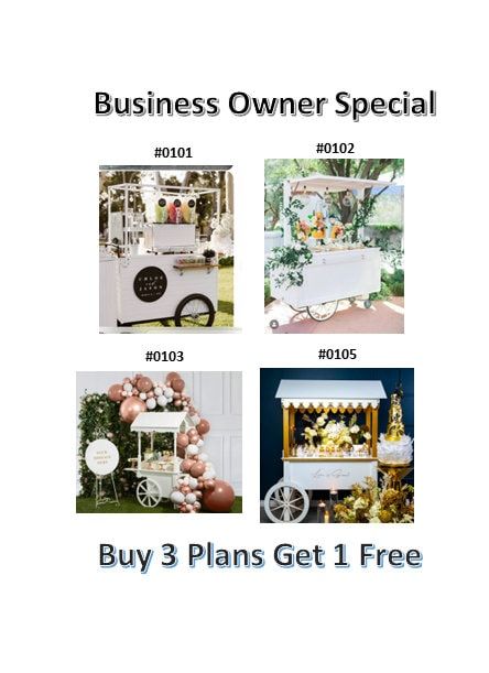 Bulk DIY Catering Cart Plans for Big Businesses: Start Your Own Mobile Food Venture! Catering Cart, Candy Cart, Router Machine, Catering Business, Basic Tools, Diy Candy, Big Business, Outdoor Events, Host A Party