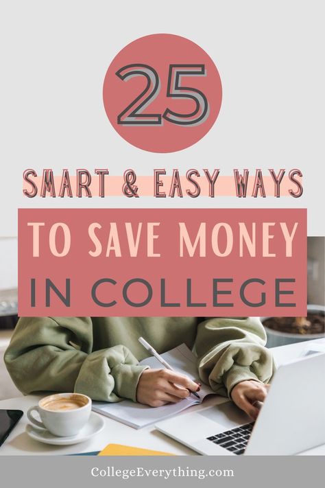 How to save money in college! Best tips for broke college students, money saving tips for college students, budget in college, frugal living ideas, budget tips in college, graduate college debt free. Save money on college tuition, save money on college books, save money on room and board, save money on groceries. Budgeting in college, managing money in college, college budget, college budgeting, college tips. College Budget, Tips For College Students, Frugal Living Ideas, Tips For College, College Budgeting, Graduate College, College Debt, College Books, Managing Money