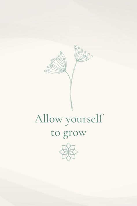 Grow Quote, Allow Yourself To Grow, Morning Journal Prompts, Growing Quotes, Meditation Scripts, Pharmacy Design, Growth Quotes, Life Change, Vision Board Inspiration