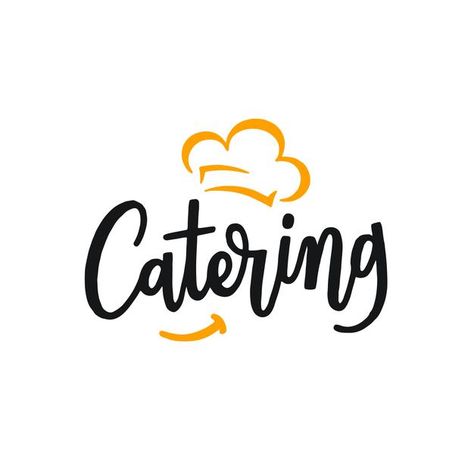 Restaurant chef design with catering ser... | Premium Vector #Freepik #vector #food-service #restaurant-service #food-brand #restaurant-logo Catering Services Logo, Catering Logo Ideas Brand Identity, Chef Design, Catering Logo, Banner Clip Art, Catering Design, Logo Service, Chef Logo, Cooking Design