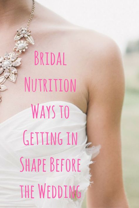 Every bride wants to look spectacular on the big day but many often forget about good nutrition in the wake of the hustle and bustle. Learn why exercise is important, what foods best promote health, and what to include in the wedding day fare. #wedding #weddingfitness #bridenutrition #brideexercise Why Exercise Is Important, Bride Diet, Why Exercise, Wedding Diet, Wedding Workout, Wedding Prep, Diet Nutrition, At Home Exercises, Increase Engagement