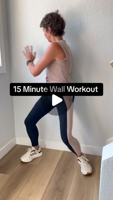 Suzi J on Instagram: "15 minute Wall Workout! Each move 30 seconds two times with a short rest in between! Make sure to do both sides! This is a fun one! #instagram #instagood #fyp #workout #fitnessmotivation #exercise #foryou #homeworkout #strength #fun" Workout With Wall, Wall Yoga Exercises, Wall Workouts, Wall Exercises, Wall Yoga, Daily Exercises, Wall Workout, 15 Minute Workout, Workout Songs