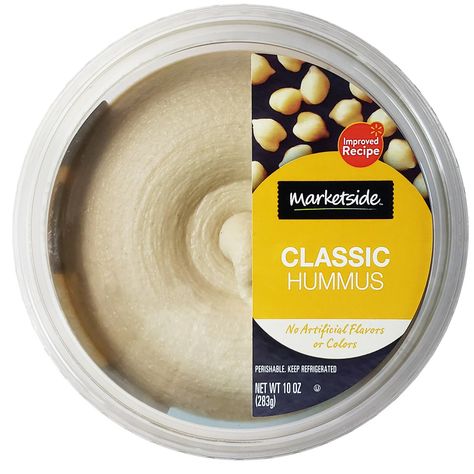 Marketside Gluten-Free Classic Hummus 10 oz, Ready to Eat, Resealable Cup, 2 Tbsp. Servings - Walmart.com Classic Hummus, Salsa Dip, Fresh Fruits And Vegetables, Sea Food, Fresh Food, Fresh Fruit, Hummus, Meal Prep, Seafood