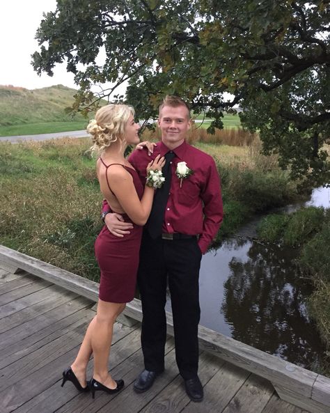 Classy homecoming burgundy wine couple Homecoming Burgundy Couple, Maroon And Black Hoco Couple, Maroon Homecoming Couple, Matching Homecoming Outfits For Couples, Burgundy Hoco Couple, Maroon Hoco Couple, Homecoming Couples Outfits Pink, Homecoming Couple Outfits, Guys Homecoming Outfit Ideas