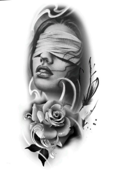 Justice Lady Tattoo, Lady Tattoo Design, Lady Justice Tattoo, Justice Lady, Tato Realis, Polka Tattoo Designs, Payasa Tattoo, Trash Polka Tattoos, Justice Tattoo