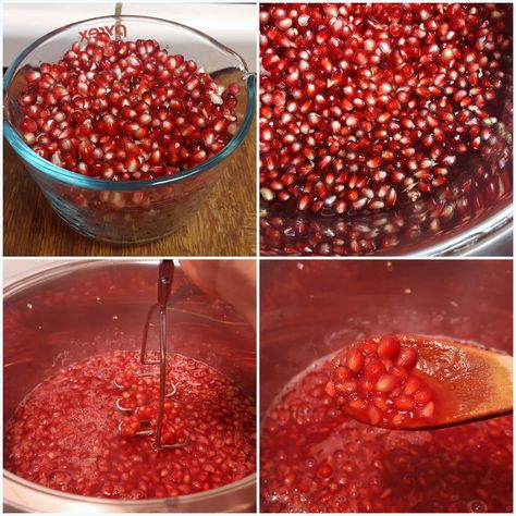 Pomegranate Jam, Pomegranate Jelly, Making Jelly, Homemade Goods, Iranian Recipes, Pomegranate Recipes, Jam Recipes Homemade, Dried Food, Jam And Jelly