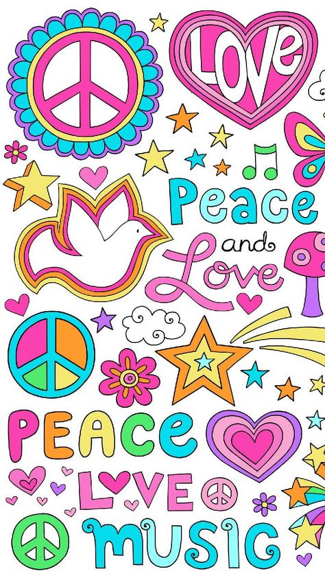 Download Peace And Love Wallpaper by ____S - 2e - Free on ZEDGE™ now. Browse millions of popular abstract Wallpapers and Ringtones on Zedge and personalize your phone to suit you. Browse our content now and free your phone Peace And Love Wallpaper, Hippie Peace, Peace Art, Happy Hippie, Iphone Wallpaper Images, Hippie Wallpaper, Painted Clothes, Hippie Art, Jolie Photo