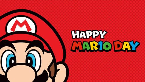 Mario Day March 10, Mario Day, Luigi's Mansion, Mario Kart 8, Mario Games, Super Mario World, Mario Party, Mario Bros., Donkey Kong