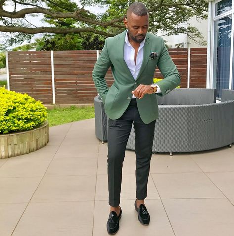 1,493 Likes, 53 Comments - Imagecollezion (@imagecollezion) on Instagram: “Good morning world ” Black Pants Summer, Green Blazer Outfit, Green Suits, Men Suits Black, Groomsmen Tuxedos, Prom Suit, Man Blazer, Groom Tuxedo, Linen Men