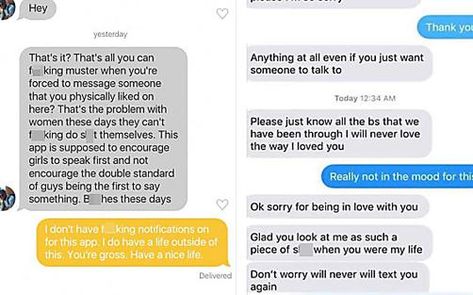 Women share absolutely savage texts ‘nice guys’ have sent after being rejected Rejecting Someone Nicely Text, Bad Eyebrows, Savage Texts, Nice Guys, The Hard Way, Viral Post, All You Can, A Good Man, Eyebrows