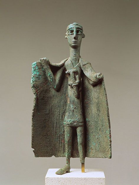 Bronzetto votivo (1000 - 700 a.C.) Empire Romain, Prehistoric Art, Ancient Sculpture, Small Sculptures, Carthage, Art Antique, Ancient Aliens, Bronze Age, Ancient Artifacts