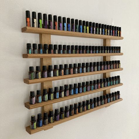 Essential Oil Wall Storage Diy, Essential Oil Wall Shelf, Essential Oil Shelf Diy, Wall Storage Diy, Oil Rack, Oil Shelf, Wall Shelf Display, Essential Oil Shelf, Shelf Cover