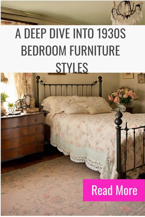 A Deep Dive into 1930s Bedroom Furniture Styles 1930s House Interior Bedroom, 1930’s Bedroom, 1930s Bedroom Decor, 1930s Bedroom Ideas, 1930s House Interior Original, Old Bedroom Vintage, 1930s Bedroom, 1930s Interior Design, 1940s Bedroom