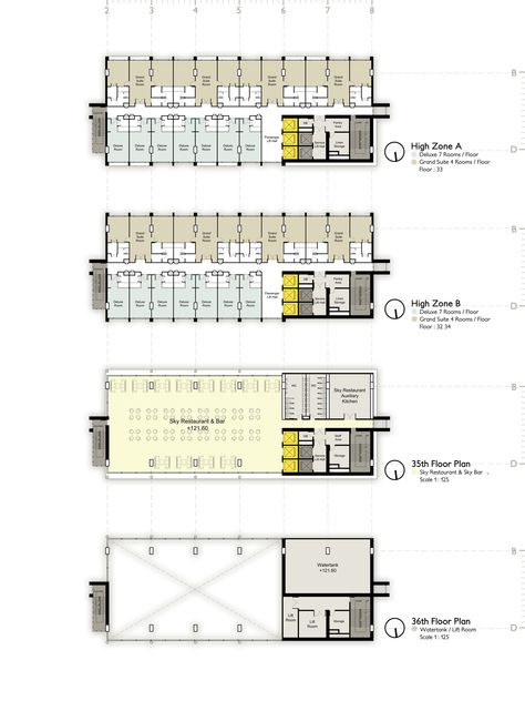 Resort Hotel Design, Chulalongkorn University, Hotel Room Plan, Hotel Room Design Plan, Architectural Thesis, Hospital Design Architecture, Luxury City, Faculty Of Architecture, Hotel Design Architecture