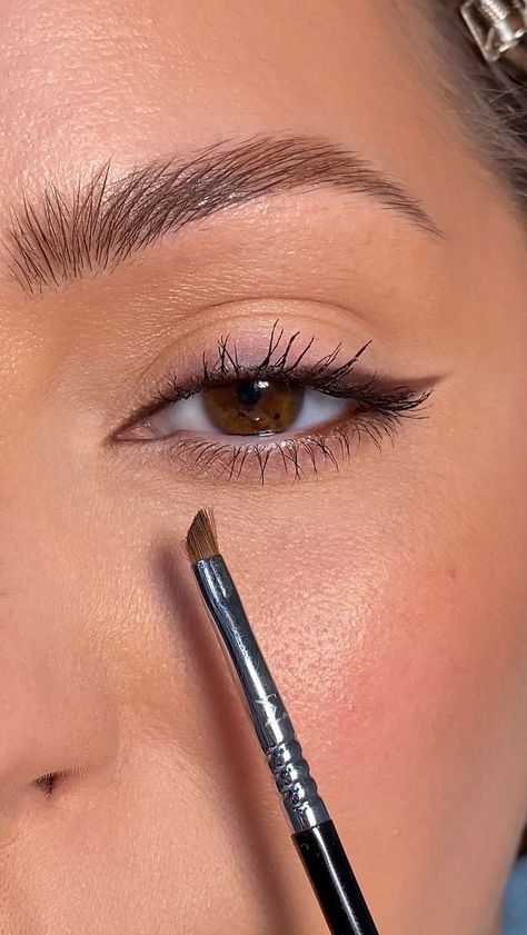 Perfect everyday eyeliner, every time 🤭 Products: @sigmabeauty EO6 eyeliner brush (use my affiliate code WHITNEYS10 to save at checkout) … | Instagram Everyday Eyeliner, Eye Ideas, Mini Eyeshadow Palette, Eyeliner Application, Eyeliner Techniques, Serum Concealer, Powdered Eyeliner, Makeup For Older Women, Eye Makeup Techniques