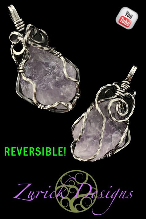 In this video I'll show you how you can wire wrap irregular shaped stones and crystals into a beautiful reversible pendant using square and half round wire. Enjoy! Subscribe to my channel at www.youtube.com/zurickdesignsjewelryandart for more jewelry making videos!! Jewelry Making Videos, Wire Wrapped Jewelry Tutorials, Making Videos, Subscribe To My Channel, Youtube Tutorials, Pendant Design, Jewelry Tutorials, Wire Wrap, Wire Wrapped Jewelry