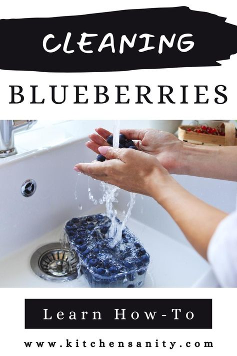 How To Wash Blueberries, How To Clean Blueberries, Cleaning Blueberries, Clean Blueberries, Wash Blueberries, Freezing Produce, Store Produce, Vegetable Wash, Fruit And Vegetable Wash