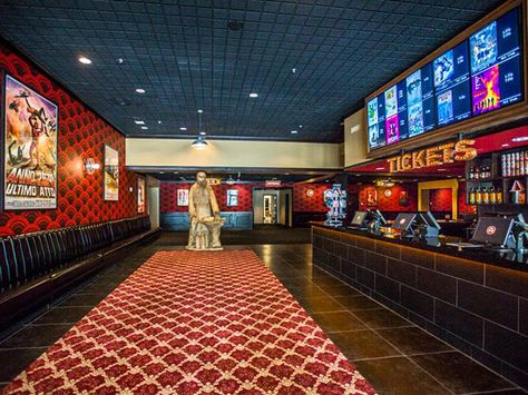 Theater Lobby, Theatre Lobby, Movie Theater Lobby, Cinema Lobby, Cinema Hall Aesthetic, Cinema Interior Design Lobby, Paris Pool, Classic Movie Theater Interior, Interior Design Lobby