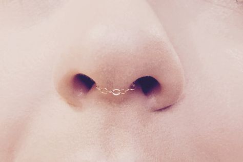 Septum Chain, Chain Septum, Septum Gold, Piercing Chain, Septum Piercing, Nostril Hoop Ring, Sale Price, Wrap Style, Body Jewelry