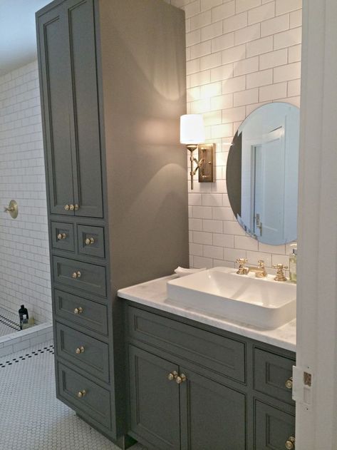 Attitude Gray Sherwin Williams Cabinets, Attitude Grey Sherwin Williams, Sherwin Williams Attitude Gray, Attitude Gray Sherwin Williams, Gray Sherwin Williams, Wednesday Inspiration, Basement Colors, Boy Bath, House Redesign