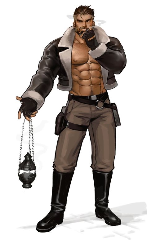 Male Character Design, Warrior 2, Male Character, Black Gloves, Brown Pants, Fantasy Warrior, Character Design Male, Male Portrait