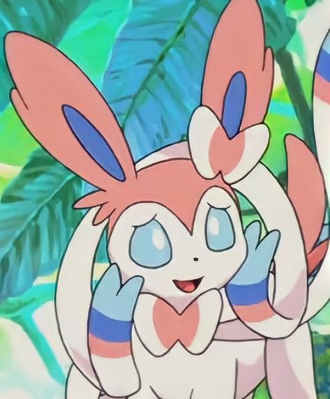 Sylveon Pfp, Shiny Sylveon, Giratina Pokemon, Types Of Fairies, Pokemon Eeveelutions, Bel Art, Cute Pokemon Pictures, Eevee Evolutions, Type Pokemon