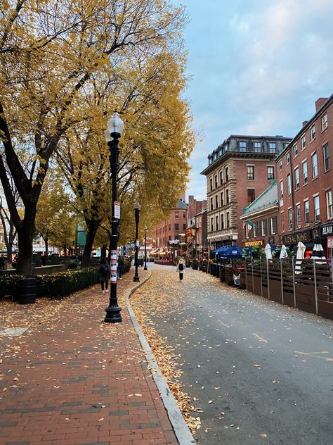 An autumn day in the historic city of Boston. 🍂 New England in the fall. Fall foliage in Boston. Boston Fall Aesthetic, Boston In November, Boston In October, Boston Autumn, Fall In Boston, Boston Lifestyle, Courtney Campbell, Boston Life, Fall Boston