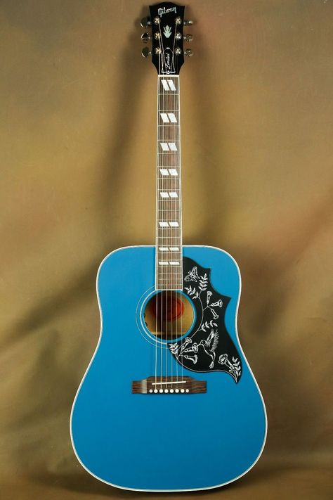 Gibson-Hummingbird-Custom-Blue-Finish-Acoustic-Guitar Hummingbird Guitar, Gibson Hummingbird, Acoustic Guitar For Sale, Acoustic Guitar Case, Gibson Acoustic, Guitar Logo, Acoustic Guitar Lessons, Learning Guitar, Guitar Photography