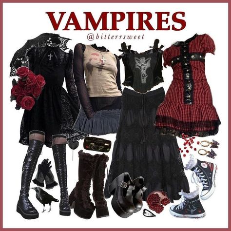 Types Of Goth Fashion, Vampirecore Fashion, Vamp Style Outfits, Vampire Core Aesthetic, Vampire Core Outfits, Pink Vampire, Vampire Core, Vampire Goth, Alt Outfits