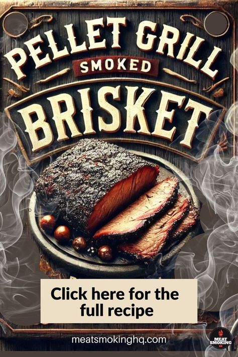 In this pin, you’ll find detailed instructions on how to achieve the perfect smoked brisket using tried-and-true methods. Learn about rub recipes, dry brining, wrapping techniques (paper vs. foil), internal meat temperatures, cook times, and injecting brisket for competition-level results. We cover every aspect, including spritzing, mopping, and holding your brisket, ensuring you achieve juicy, tender meat every time. Brisket Recipes Smoked Pellet, Brisket On A Pellet Grill, Pellet Grill Brisket, Traeger Brisket, Smoker Recipes Brisket, Smoker Brisket, Aaron Franklin, Grilled Brisket, Pellet Smoker Recipes