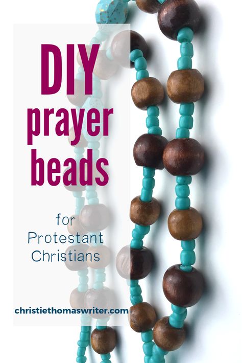 Diy Rosery Beads, Teach Beaded Bracelets, Blessing Bracelet Diy, Prayer Beads Diy, Progressive Christian, Ancient Jews, Anglican Prayer Beads, Anglican Rosary, Faith Crafts