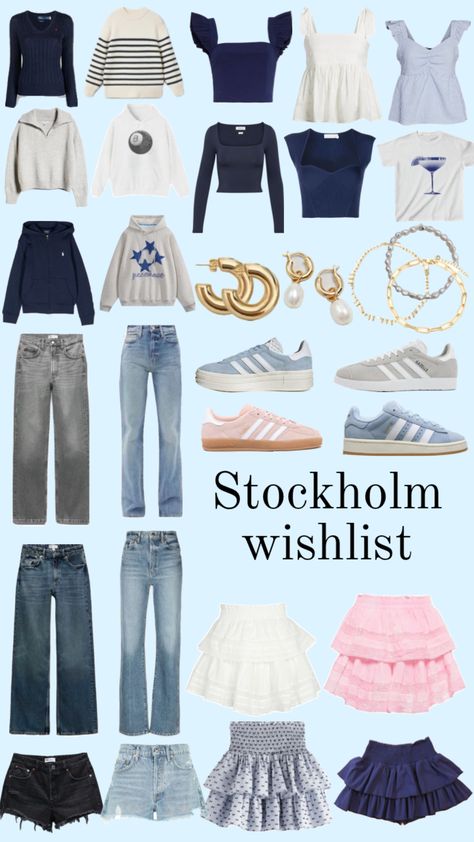 ~Stockholm wishlist ~ #stockholmestyle #fashion #fashioninspo Casual Stockholm Style, Stockholm School Outfits, Winter Outfits Stockholm Style, Stolckom Outfit, Stockholm Outfit Ideas, Stockholm Wishlist, Real Stockholm Style, Stockholm Clothes, Shopping Outfit Winter