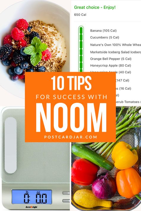 Check out this informative post full of tips for success with Noom. Together we've lost more than 190 pounds using the Noom weight loss app, and have had Noom diet success. Learn ideas for how to get weight loss results with Noom and read what we focused on to work toward and achieve our weight loss goals. Gain inspiration from this post and learn that you're not alone in wanting to create healthy lifestyle and eating habits. #Noom #NoomNation #NoomNerds via @Postcard Jar Noom Snacks Green, Noom Meal Plan Ideas Breakfast, Noom Guide To Eating Out, Noom Friendly Restaurants, Noom Food Recipies, Noom Food Colors, Noom Diet Plan Recipes Dessert, Noom Diet Results, Recipes For Noom Diet