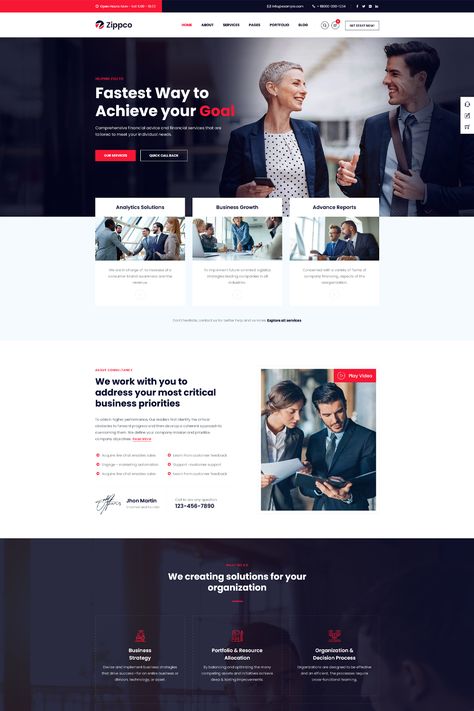 Zippco is a WordPress theme designed specifically for business and financial consulting websites. It is a feature-rich and customizable theme that provides the tools and functionality needed to create a professional and impactful online presence for consulting firms. Financial Website Design, Business Consulting Website, Financial Website, Consulting Website, Consulting Firms, Wordpress Theme Design, Call Backs, Financial Services, Consulting Business