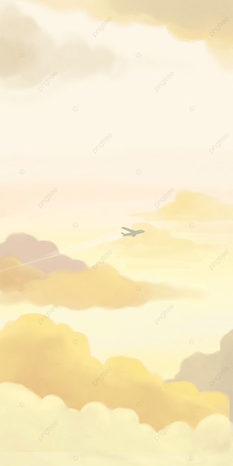 Phone Wallpaper Sky, Golden Clouds, Flying Bird Silhouette, Cloud Texture, Clouds Background, Yellow Cloud, Lockscreens Wallpapers, Wallpaper Sky, Blue Sky Background