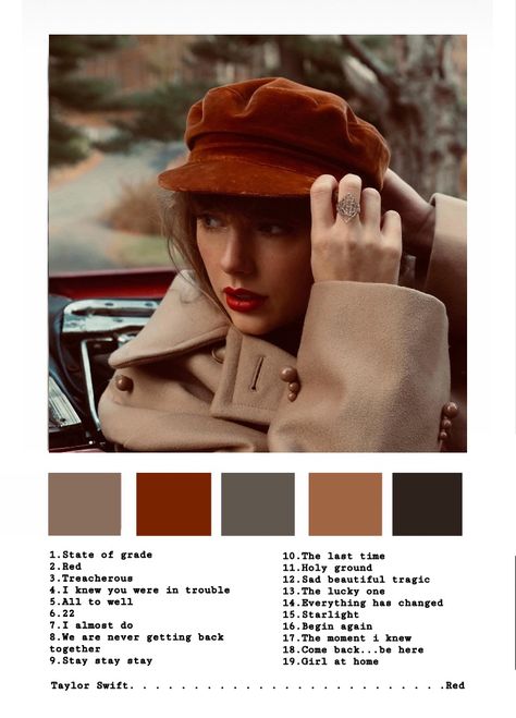 Taylor Swift Red Poster, Taylor Swift Red Album, Red Poster, Taylor Swift Party, Taylor Swift Birthday, Music Poster Design, Estilo Taylor Swift, Taylor Swift Posters, Taylor Swift Red