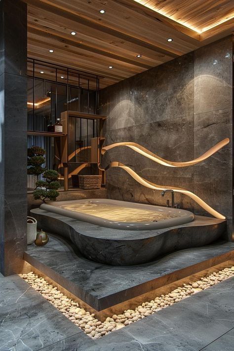 Luxurious Modern Bathroom, Rich Modern Bathroom, Modern Toilets Ideas, Bathroom Ceiling Design Modern, Luxury Bathroom Design Ideas, Spa Interior Design Luxury, Modern Bathroom Design Luxury, Luxury Toilet Design, Modern Bathroom Ideas Luxury