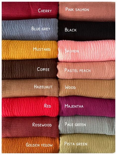 Crushed Cotton Dress, English Colour Saree, Saree Colour Combination Ideas, Vibgyor Colour, Types Of Sarees Names, Colour Shade Card, Color Names Chart, Clothing Fabric Patterns, Saree Color Combinations