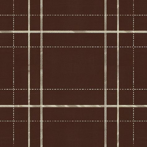 Mocha Tartan Wallpaper – Painted Paper Brown Hallway, Wallpaper Hallway, Tartan Wallpaper, Hallway Wallpaper, Wallpaper Seamless, Wallpaper Ceiling, Wall Finishes, Pattern Repeat, Bathroom Wallpaper