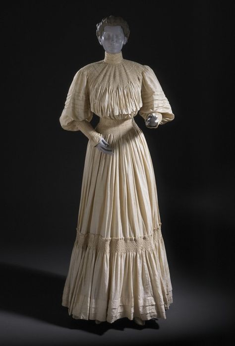 Woman's Dress | LACMA Collections Edwardian Gowns, Old Dress, 1910s Fashion, Ladies Day Dresses, Aesthetic Dress, 20th Century Fashion, Edwardian Dress, Period Outfit, Victorian Clothing