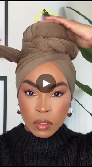 Headwrap Hairstyles Tutorials, Head Wrap Ideas, African Head Wraps Tutorial, Hair Scarf Tutorial, Headwrap Styles, Headwrap Hairstyles, African Hair Wrap, Headwrap Tutorial, Head Wrap Styles