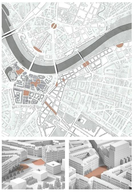 Interior Architecture Presentation, Silhouette Architecture, Architecture Program, Location Plan, Architecture Competition, Architecture Presentation Board, Architecture Sketchbook, City Silhouette, Portfolio Design Layout